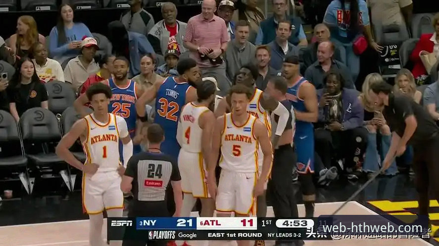 NBA季后赛尼克斯140-89大胜老鹰深度解析：唐斯三双与半场47分创纪录